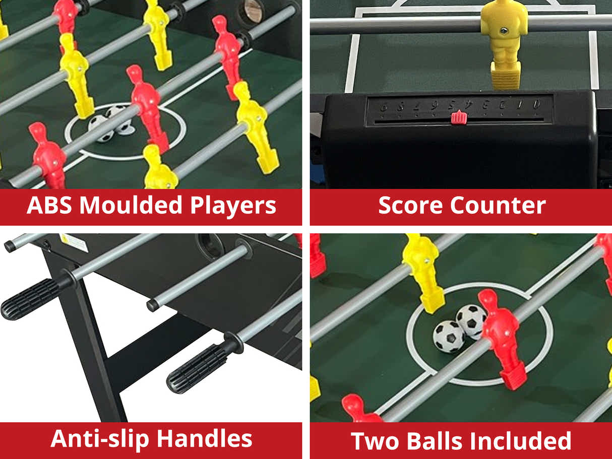 4-in-1 Multi-function Foosball Table - 4 Ft