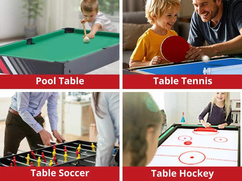 4ft 4 in1 Multi-function Foosball Table