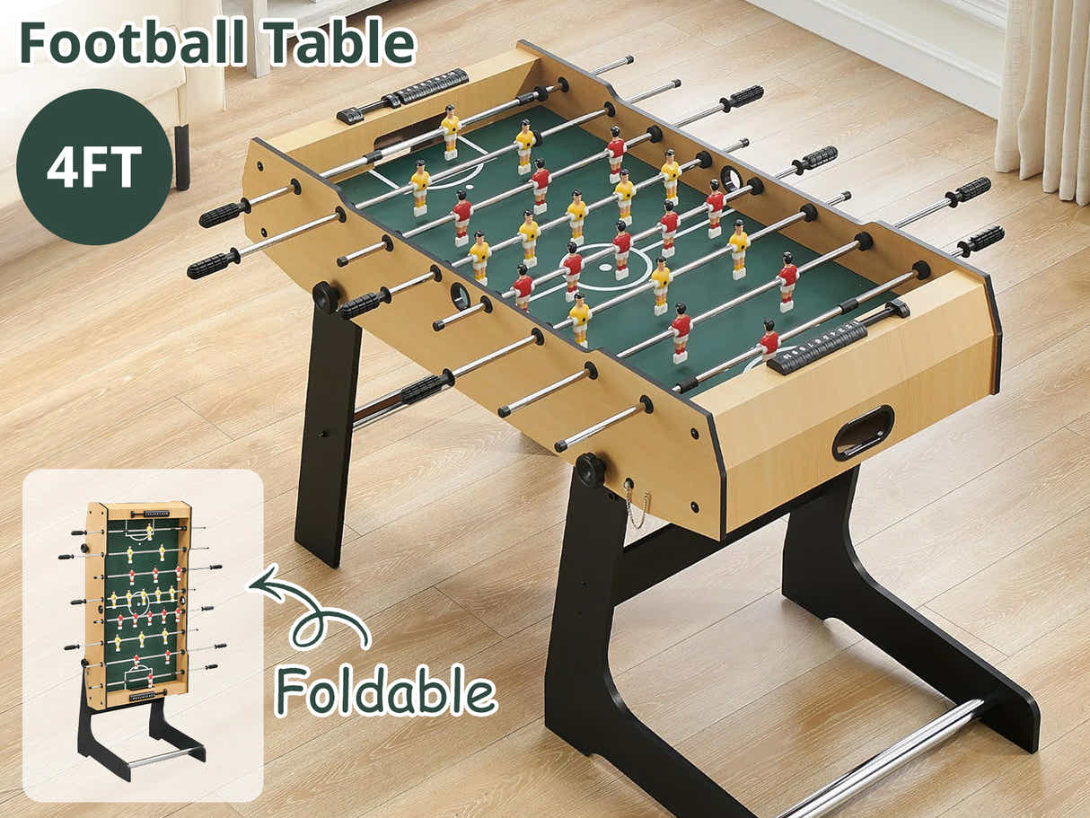 Foldable Foosball Table - 4 Ft