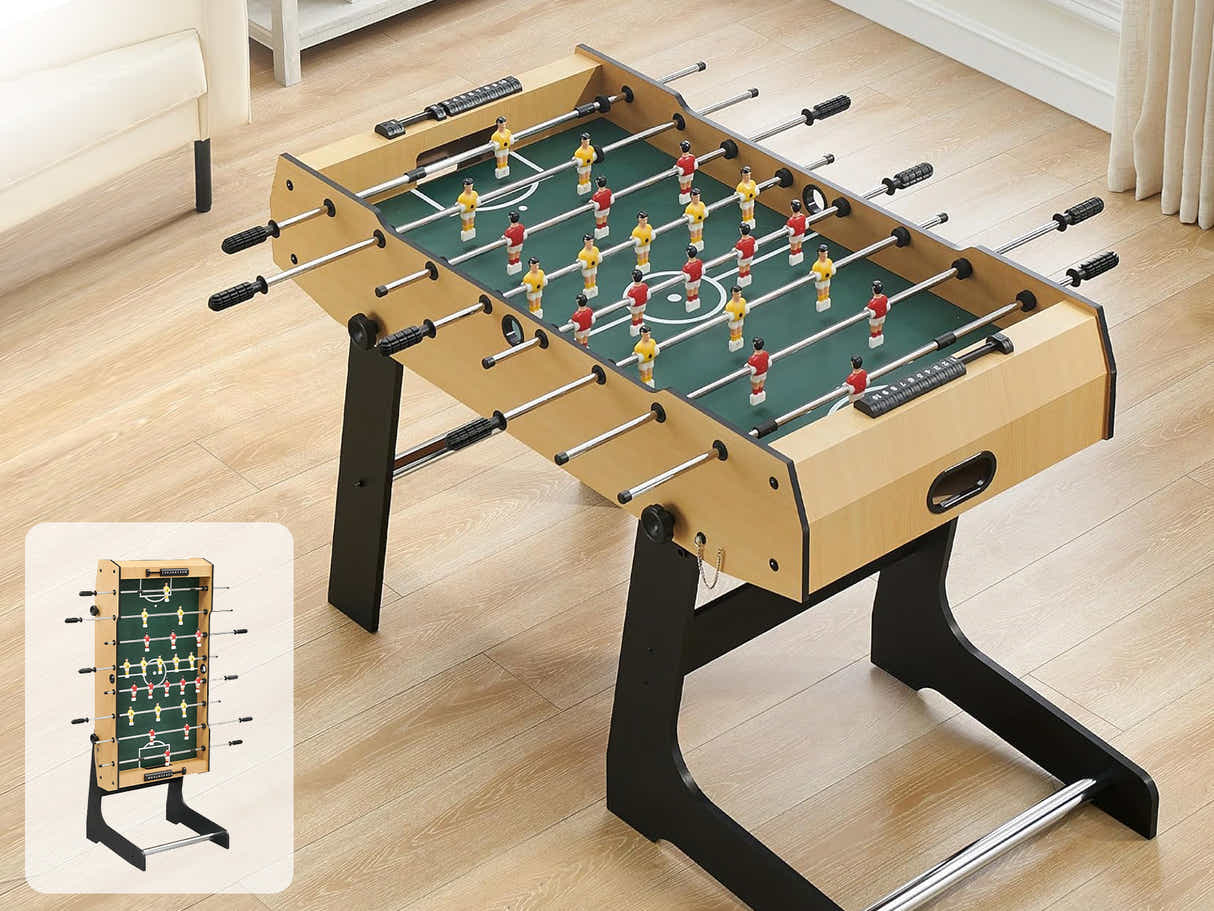 Foldable Foosball Table - 4 Ft