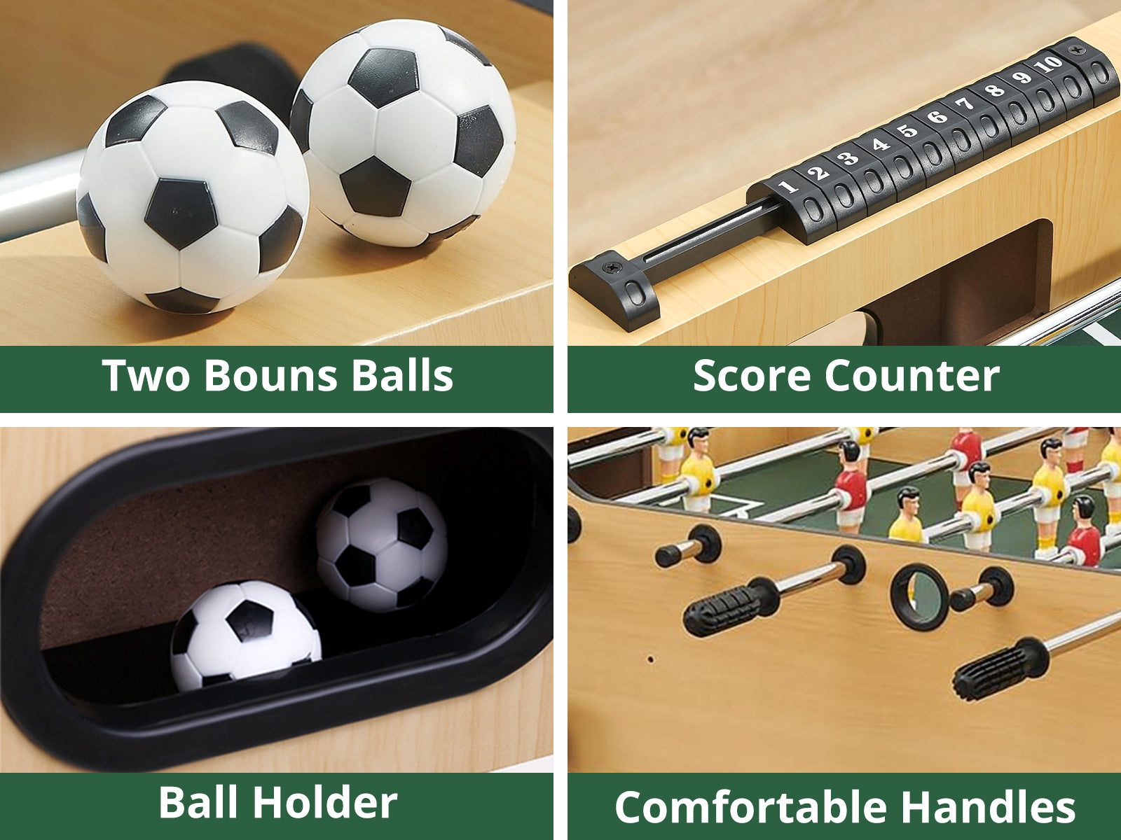 4Ft Foldable Foosball Table