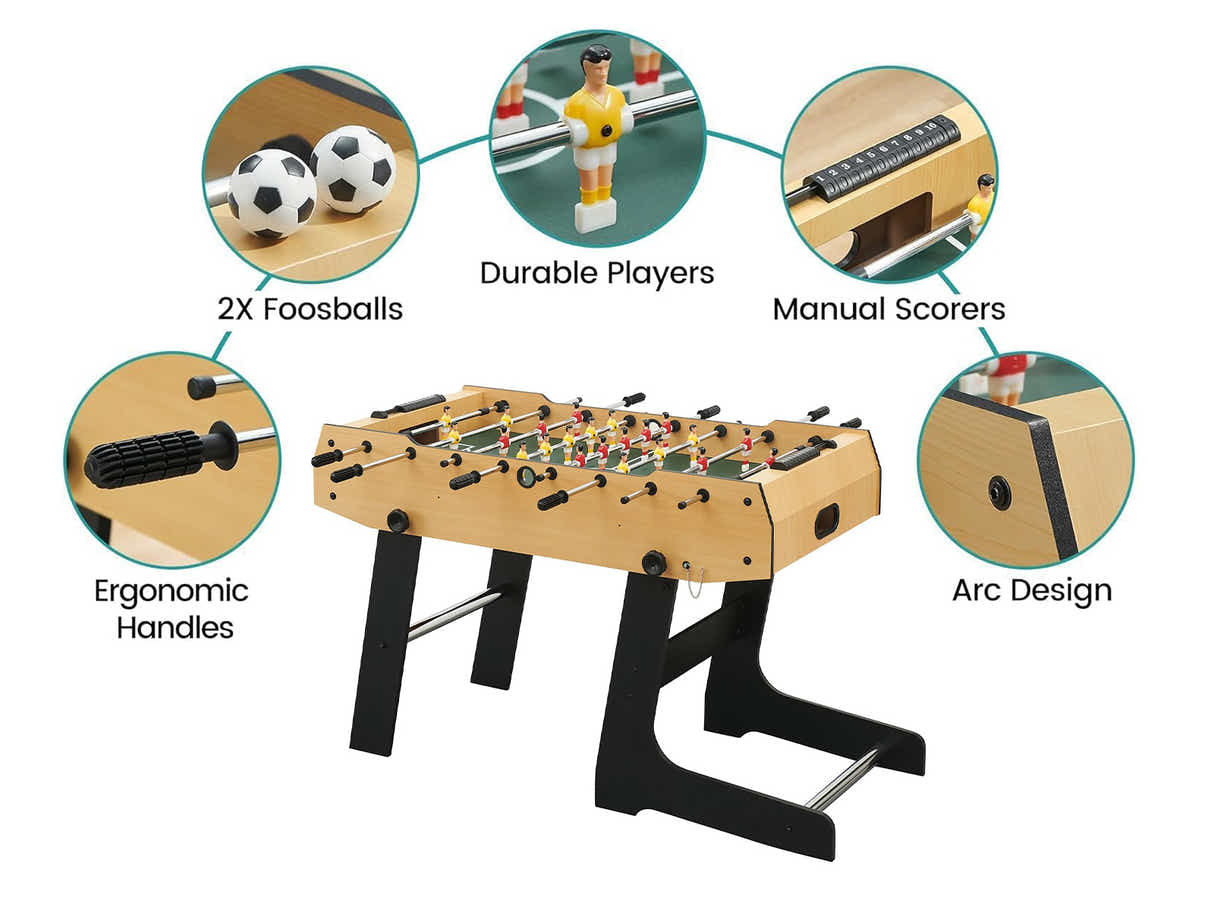 Foldable Foosball Table - 4 Ft