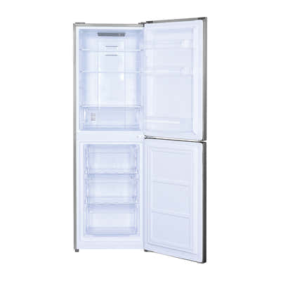T Parmco 253L Bottom Mount Fridge Freezer Silver