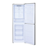 T Parmco 253L Bottom Mount Fridge Freezer Silver