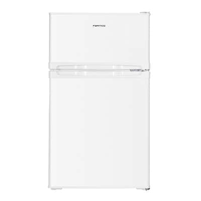 T Parmco 85L White Bench Fridge Freezer