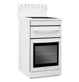 T Parmco FREESTANDING STOVE 54CM WHITE CERAMIC