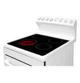 T Parmco FREESTANDING STOVE 54CM WHITE CERAMIC