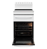 T Parmco FREESTANDING STOVE 54CM WHITE CERAMIC