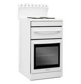 T Parmco FREESTANDING STOVE 54CM WHITE RADIANT