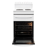 T Parmco FREESTANDING STOVE 54CM WHITE RADIANT