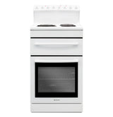 T Parmco FREESTANDING STOVE 54CM WHITE RADIANT