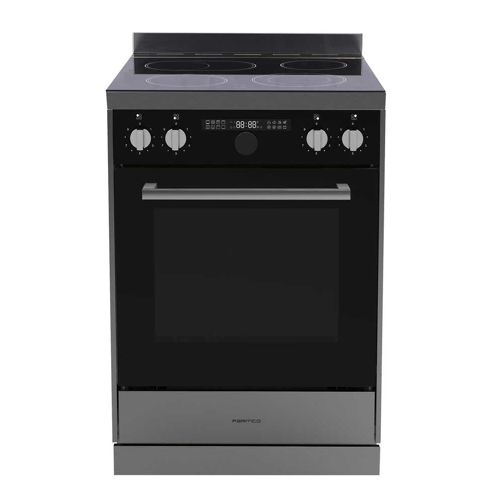 T Parmco FREESTANDING STOVE 600MM GLASS CERAMIC