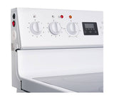 T Parmco FREESTANDING STOVE 60CM WHITE CERAMIC 8FUNCTION