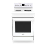 T Parmco FREESTANDING STOVE 60CM WHITE RADIANT 4FUNCTION