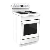 T Parmco FREESTANDING STOVE 60CM WHITE RADIANT 4FUNCTION