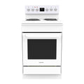 T Parmco FREESTANDING STOVE 60CM WHITE RADIANT 8FUNCTION