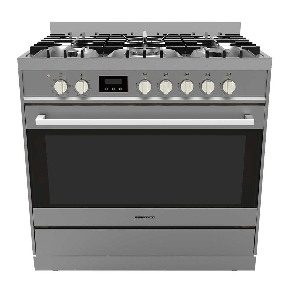 T Parmco FREESTANDING STOVE 900MM STAINLESS GAS
