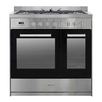 T Parmco FREESTANDING STOVE 900MM STAINLESS GAS 1.5OVEN