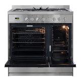 T Parmco FREESTANDING STOVE 900MM STAINLESS GAS 1.5OVEN