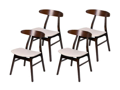 Fiesta Dining Chair Walnut - Set of 4
