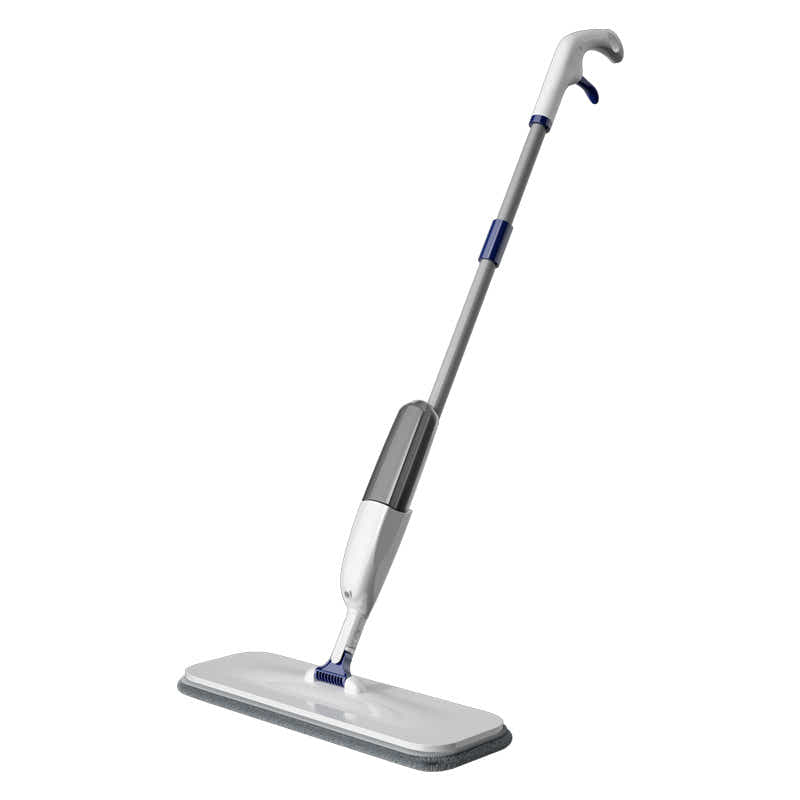 DS BS Flat Spray Mop Set – Includes 5 Microfiber Pads Scraper Water Tank