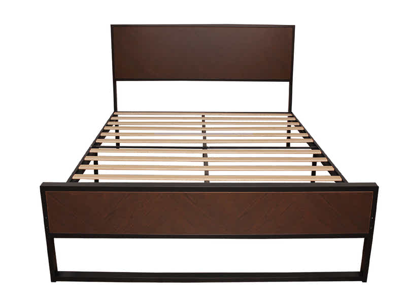 Fraser Bed Frame Walnut - Queen
