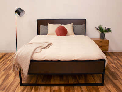 Fraser Bed Frame Walnut - Queen