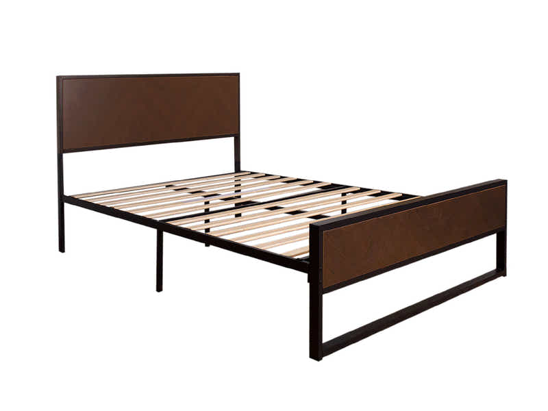 Fraser Bed Frame Walnut - Queen