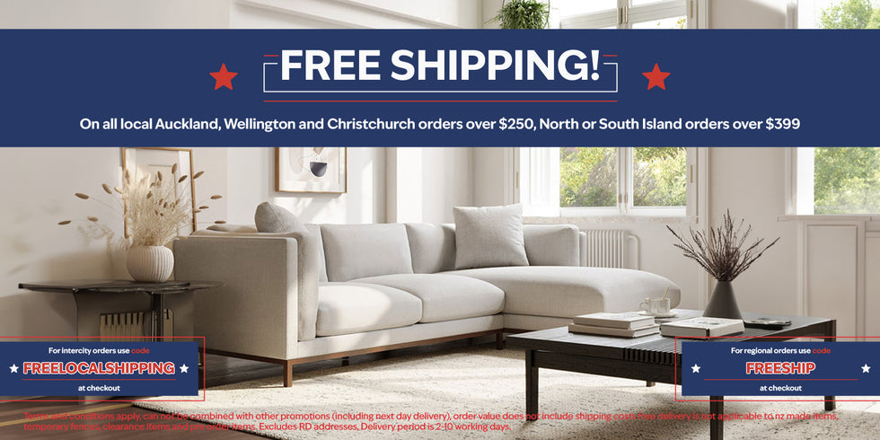 Free Shipping on now on city orders over 250 and inter island orders over 399
