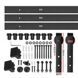 DS NA Sliding Barn Door Hardware Track Roller Set 3m Kit Slide Office Bedroom