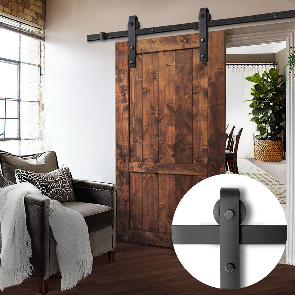 DS NA Sliding Barn Door Hardware Track Roller Set 3m Kit Slide Office Bedroom