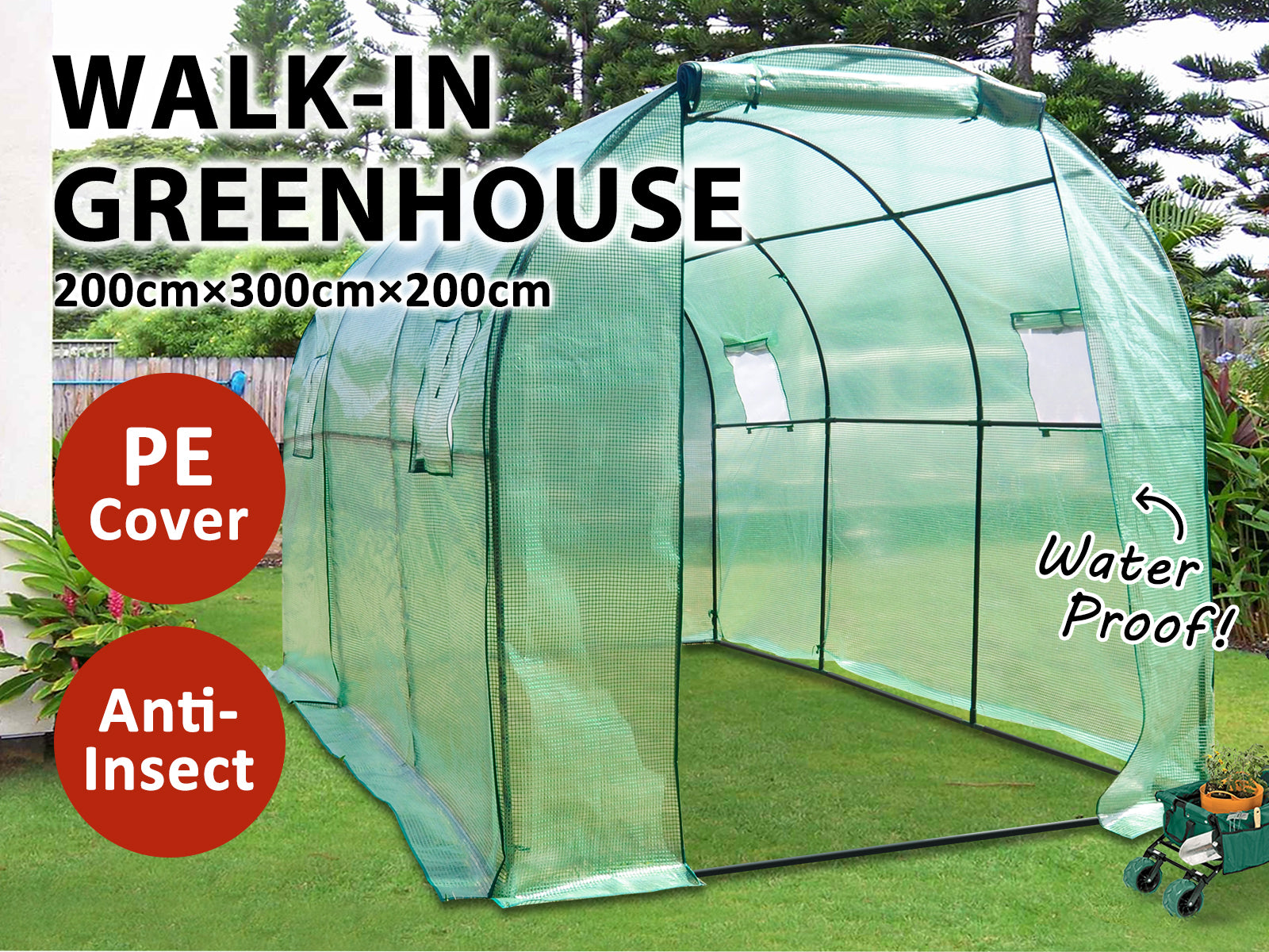 Walk-In Green House 2X3