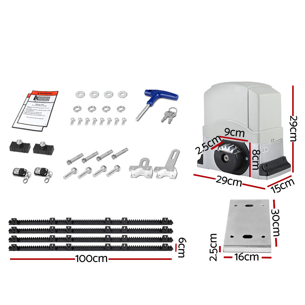 DS NA LockMaster Electric Sliding Gate Opener 1200KG 4M