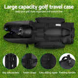 Everfit Golf Travel Bags for Airlines with Wheels Golf Clubs Hard Case Fo