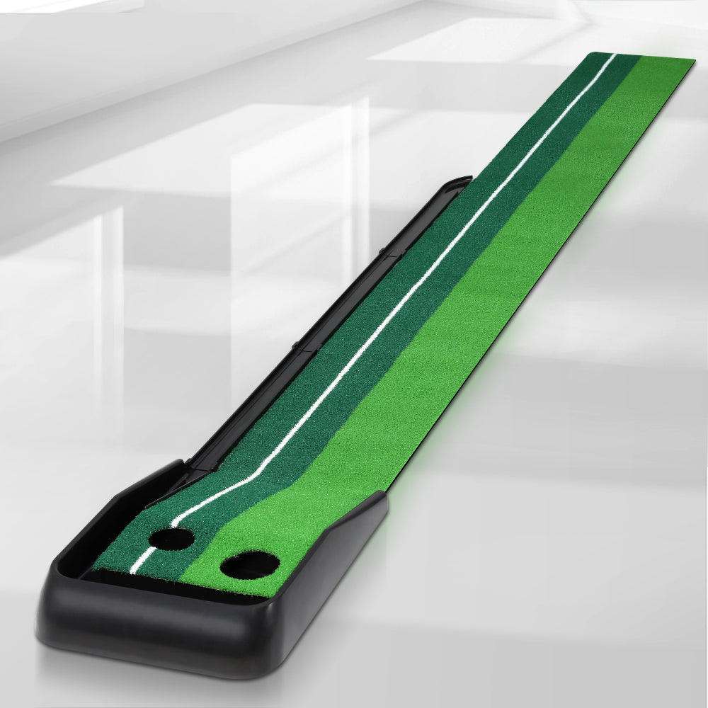 Everfit 3M Golf Putting Practice Mat Auto Return Putter Indoor Outdoor