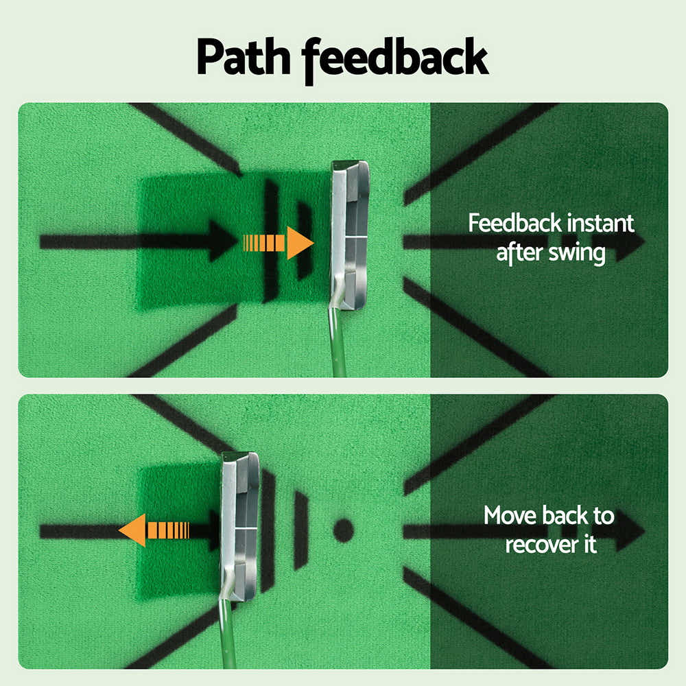 DS NA Golf Hitting Mat Training Swing Path Feedback Detection Batting 44x33cm
