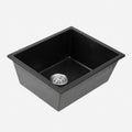 Granite Composite Sink 5945 Black with Overflow