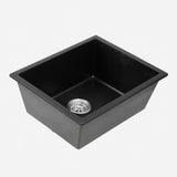 Granite Composite Sink 5945 Black with Overflow