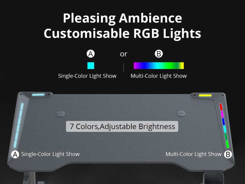 Gaming Table KZ-1 140cm with Wireless Charger and Mouse Pad