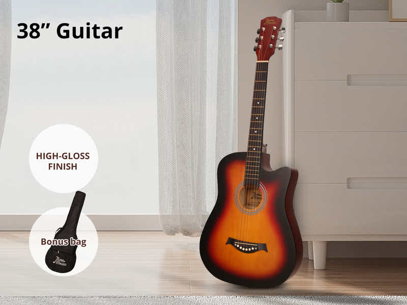DS 38'' Acoustic Guitar 3TS Color