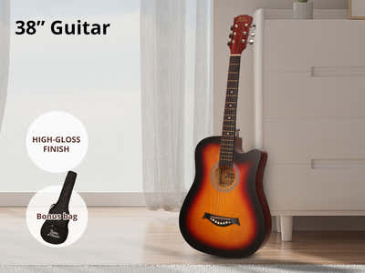 DS 38'' Acoustic Guitar 3TS Color