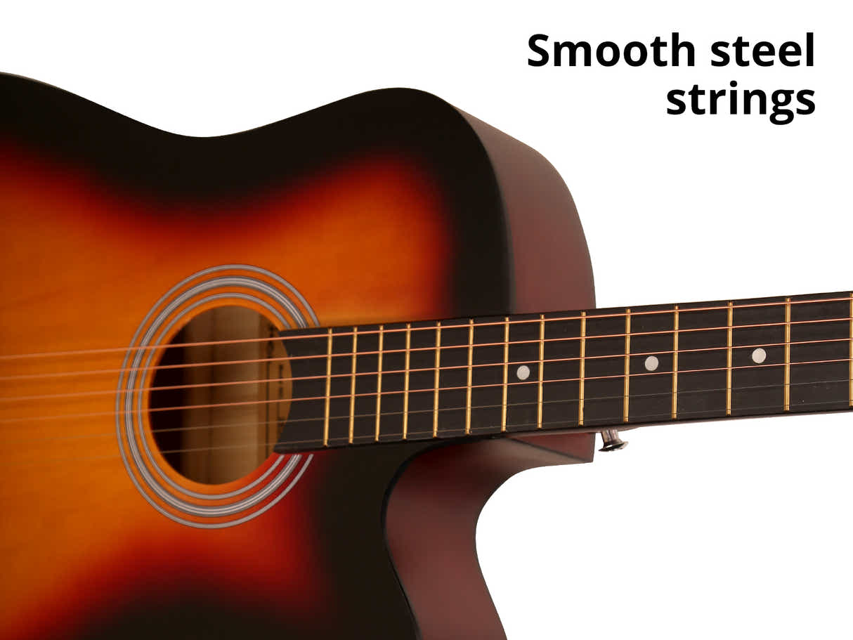 38'' Acoustic Guitar - Orange
