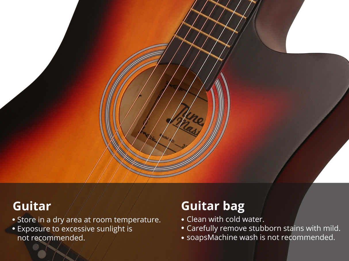 38'' Acoustic Guitar - Orange