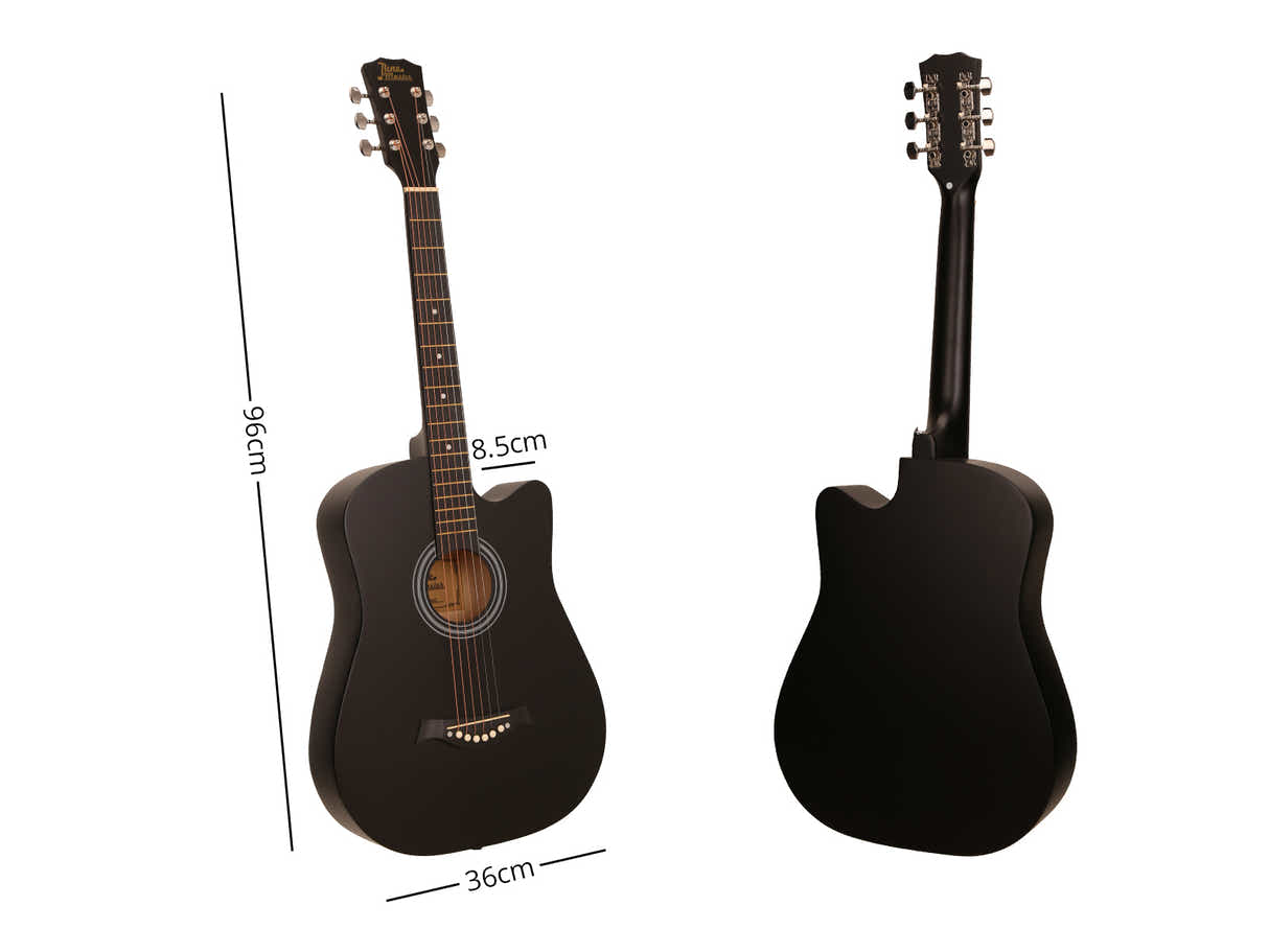 38'' Acoustic Guitar - Black