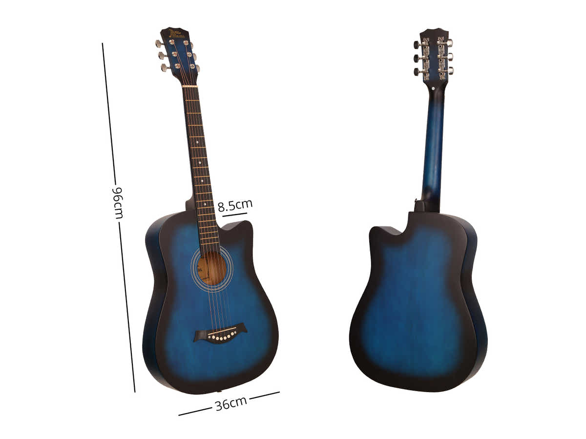 DS 38'' Acoustic Guitar - Blue
