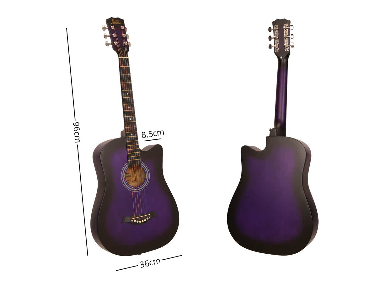 38'' Acoustic Guitar - Purple