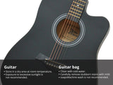 DS 41'' Acoustic Guitar Black Color