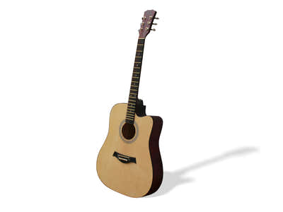 DS 41'' Acoustic Guitar Natural Wood Color