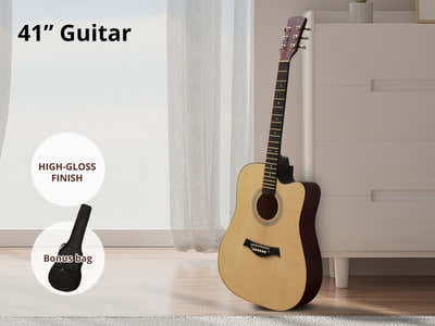 DS 41'' Acoustic Guitar Natural Wood Color