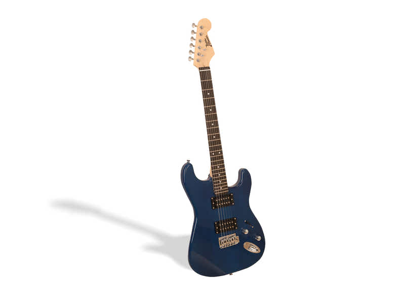 Electric Guitar Blue White